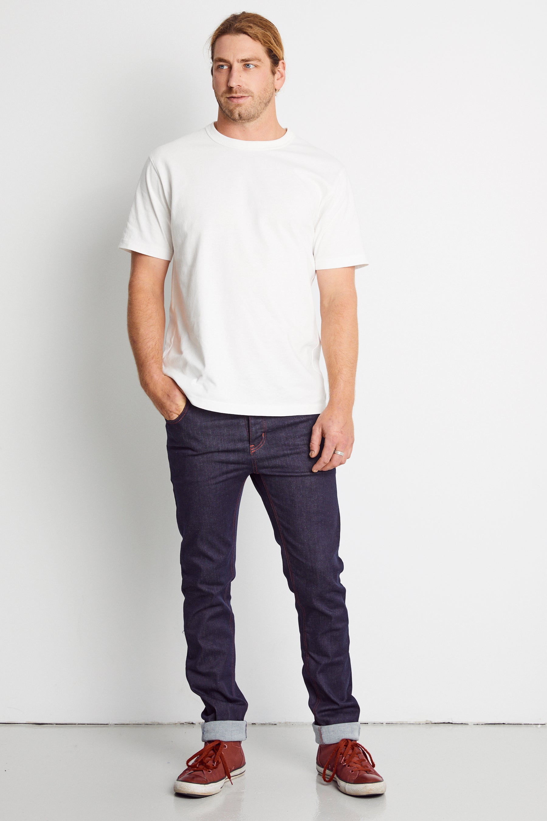 Organic Cotton Red Stitch Jean